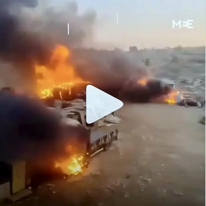 Israeli settlers attack Palestinian town and burn homes and vehicles